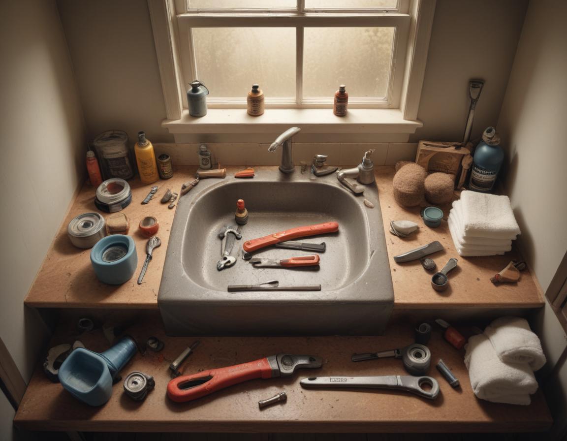 Reattaching water supply lines under the sink