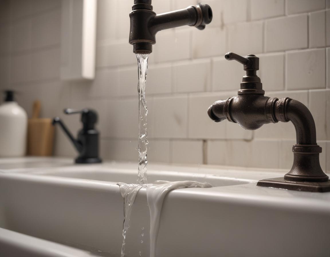 Hand tightening a pipe joint under a sink with a wrench