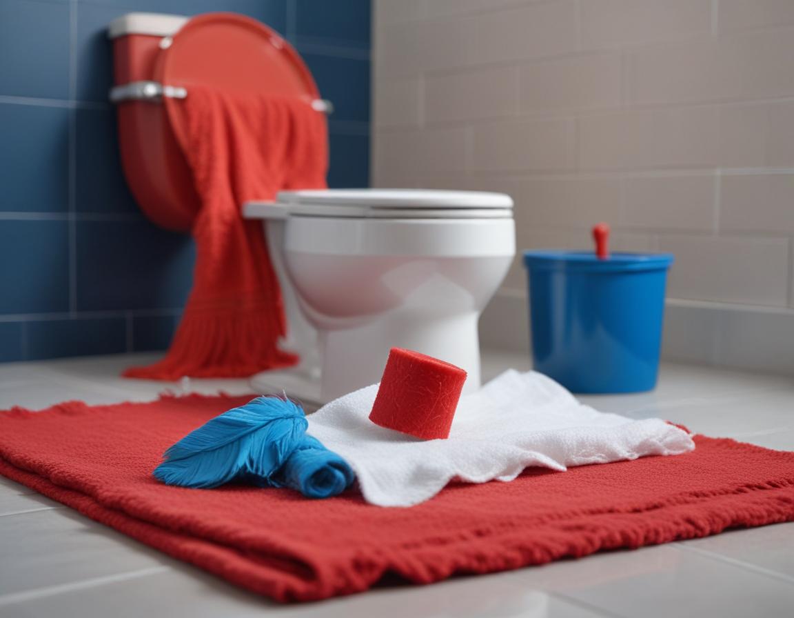 Installing new flapper inside a clean toilet tank
