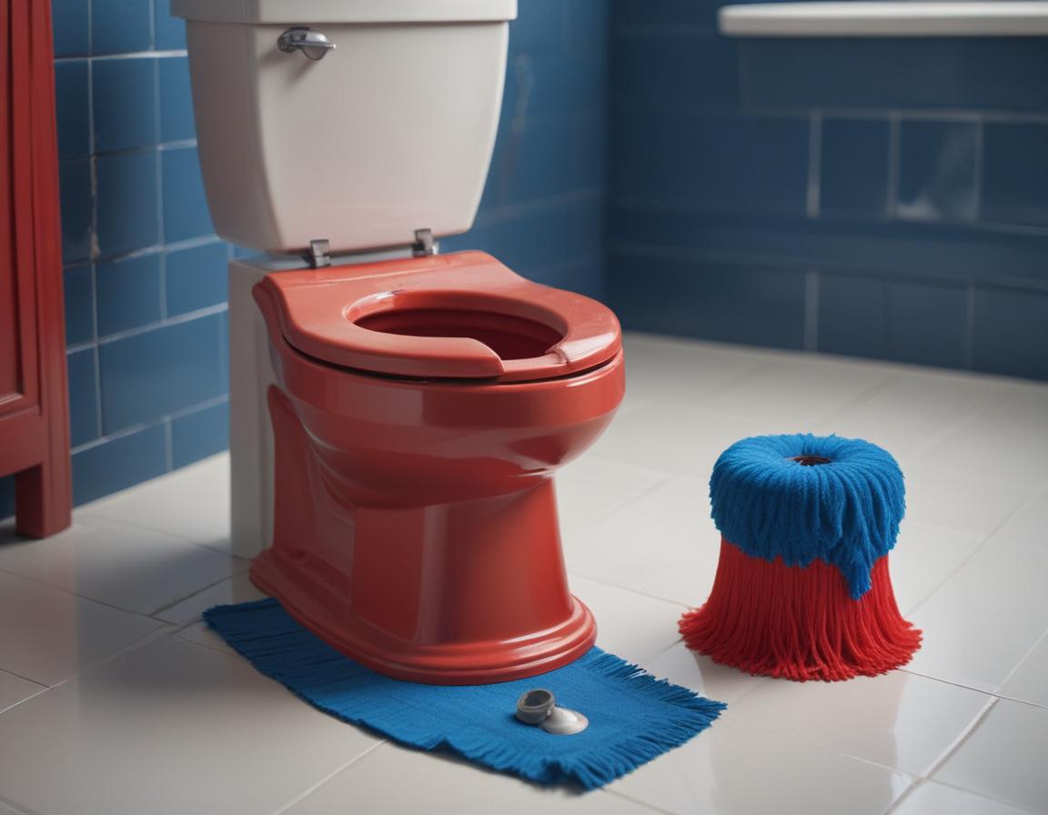 Testing toilet flapper replacement by observing a flush